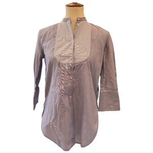 Helmut Lang Pin Striped Bib Shirt Tunic